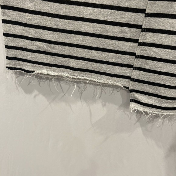 Sundry Women's Size 1 Small Drawstring Striped Asymmetrical Elastic Waist Skirt - Picture 5 of 5